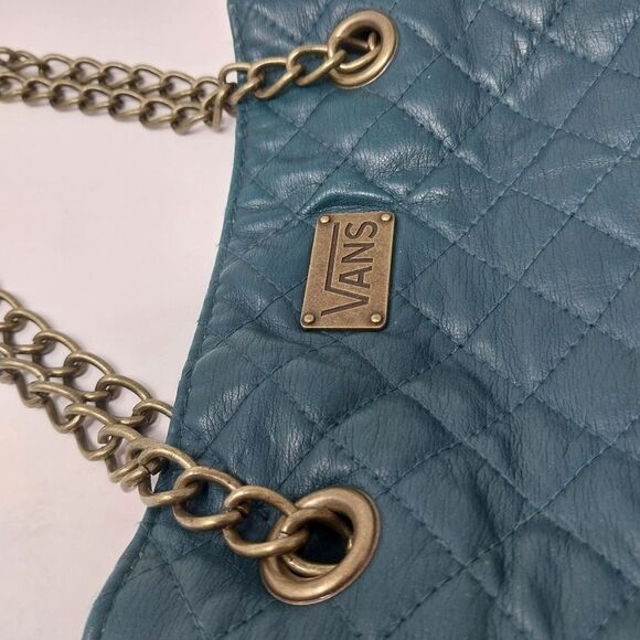 Dark green VANS Shoulder bag with Chain Strap. - Picture 13 of 15